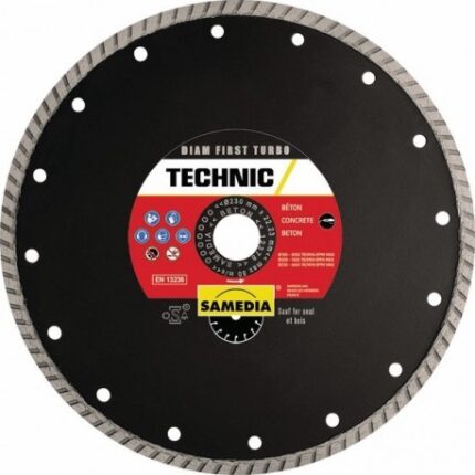 Disques diamant béton/matériaux TECHNIC DIAM FIRST TURBO