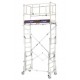 Échafaudage télescopique roulant aluminium, 4 m - X-TOWER